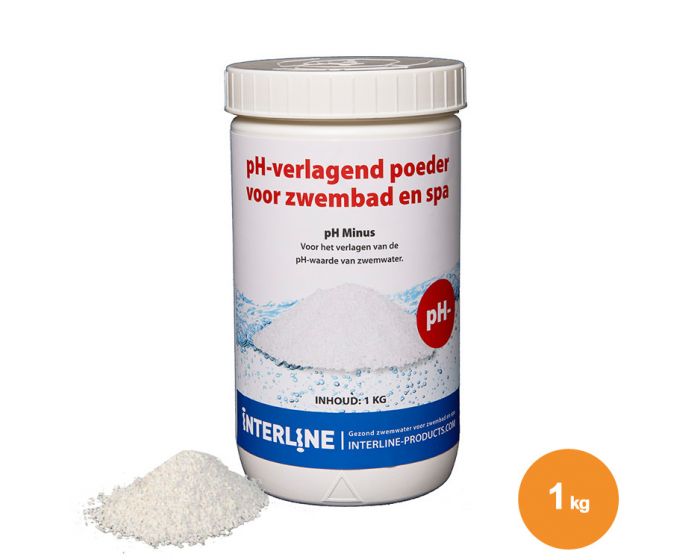 Interline pH-minus granulaat pot a 1 kg