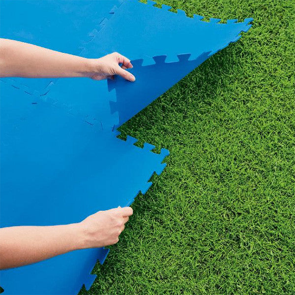 Bestway zwembadtegels | Blauw | 50 x 50 x 0,4 cm | 8 stuks | 2m²