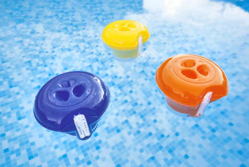 Bestway chloordrijver met thermometer 12,7cm