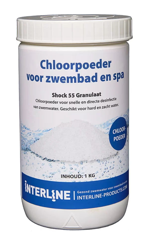 Interline chloorgranulaat Shock 55 granulaat verpakking