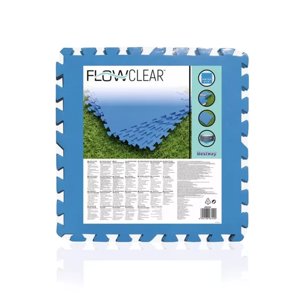 Bestway vloertegels 50x50x0,36cm set van 9 stuks